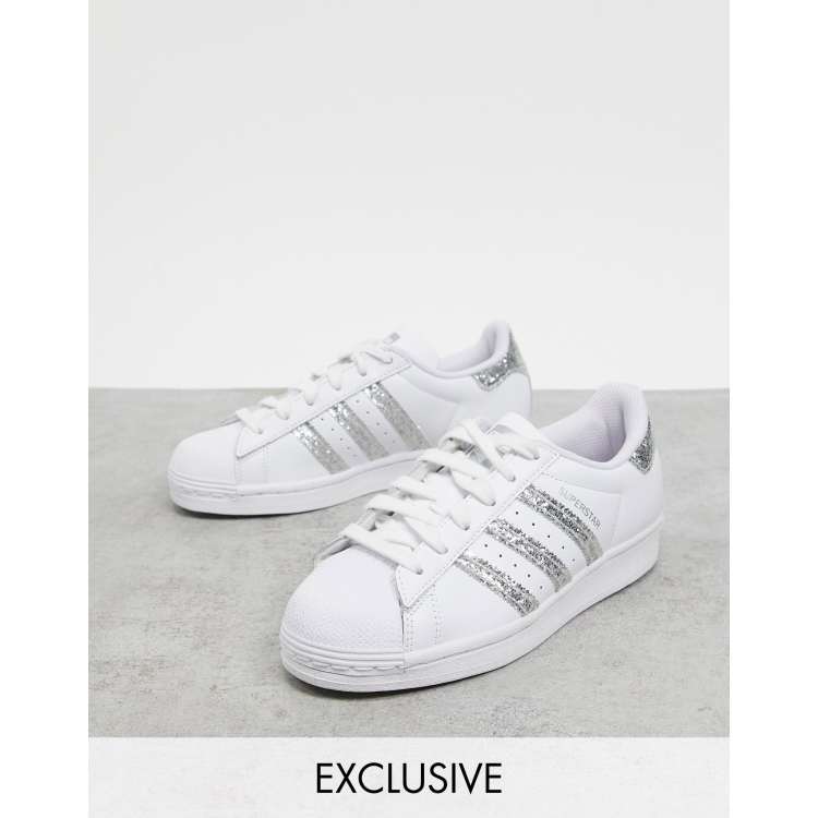 Adidas superstar on sale paillette femme