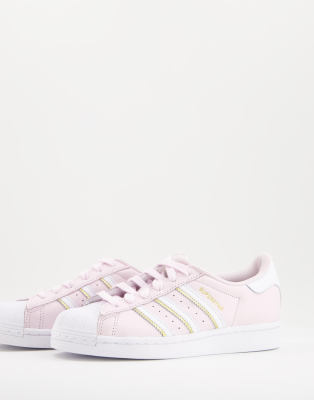 Adidas superstar cheap rose foncé