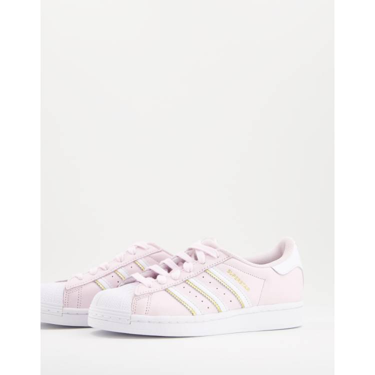 adidas Originals Superstar Baskets Rose p le