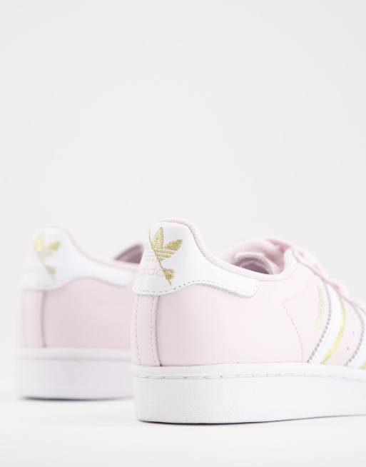 adidas Originals Superstar Baskets Rose p le ASOS