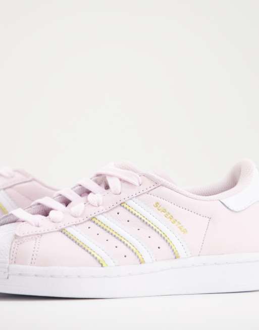 Adidas superstar hot sale fille rose