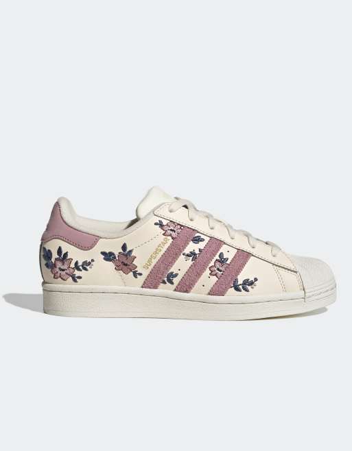 Adidas superstar femme fleur bleu sale