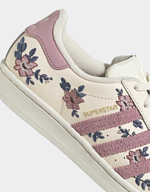 adidas Originals Superstar Baskets White Magic Mauve