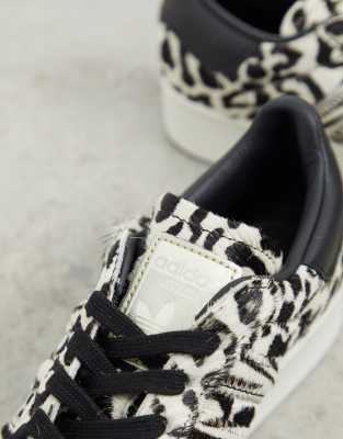 superstar adidas leopard