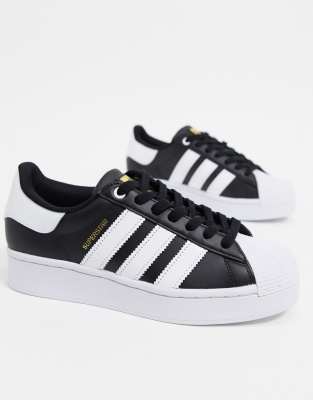 adidas superstar bold platform white
