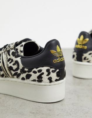 adidas originals superstar leopard sneaker