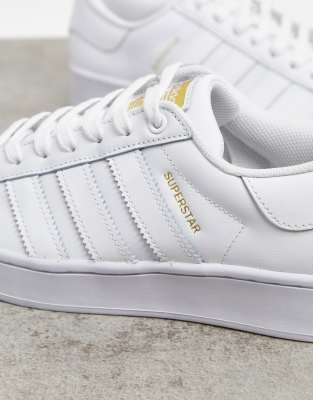 adidas superstar bold platform white