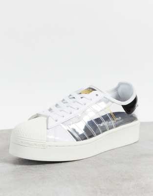 adidas superstar transparent