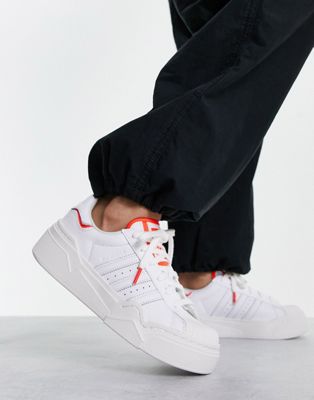 adidas Originals Superstar Bonega 2B trainers in white and red - ASOS Price Checker