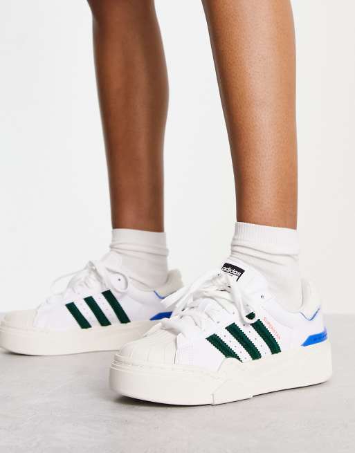 Womens cheap green superstars