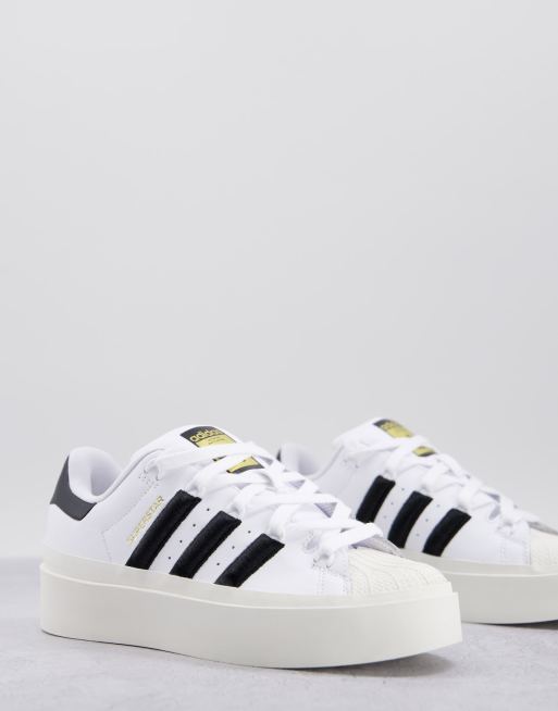 Adidas plateforme online blanche