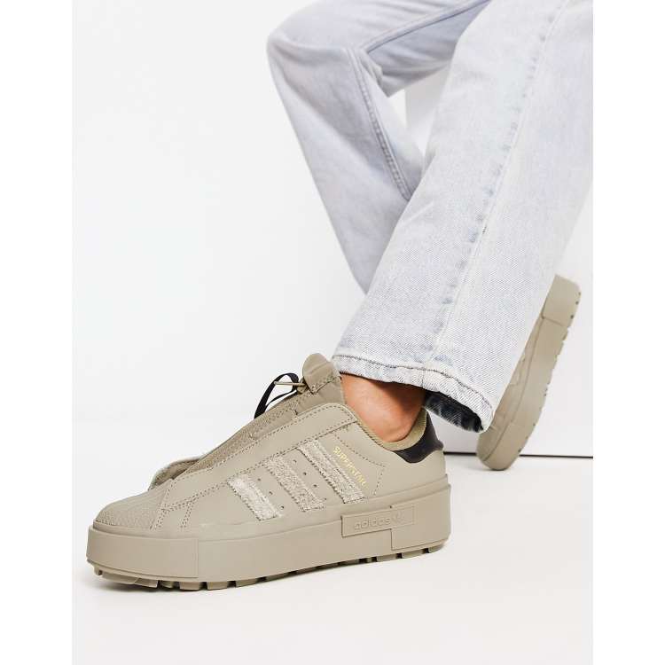 adidas Originals Superstar Bonega Baskets Vert kaki fonc