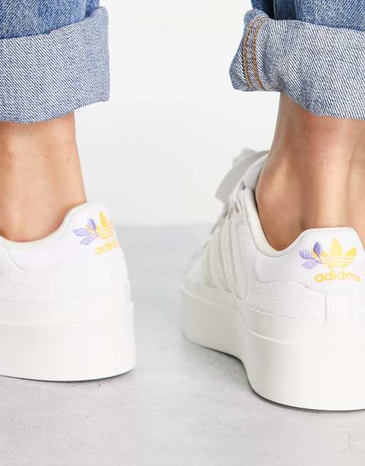 adidas Superstar Bonega Shoes - White, Women's Lifestyle