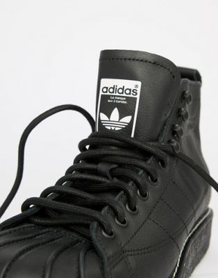 adidas superstar boots black