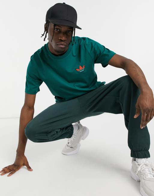 adidas Originals is a team sport t-shirt in green | ASOS