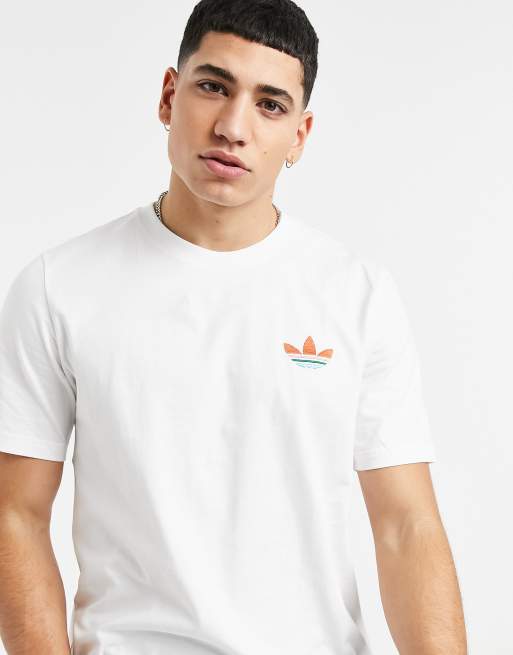 adidas Originals Superstar change is a team sport T-shirt with back print  in white | ASOS
