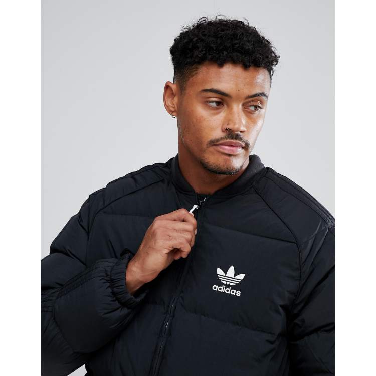 adidas Originals Superstar Down Jacket In Black BR9735 | ASOS