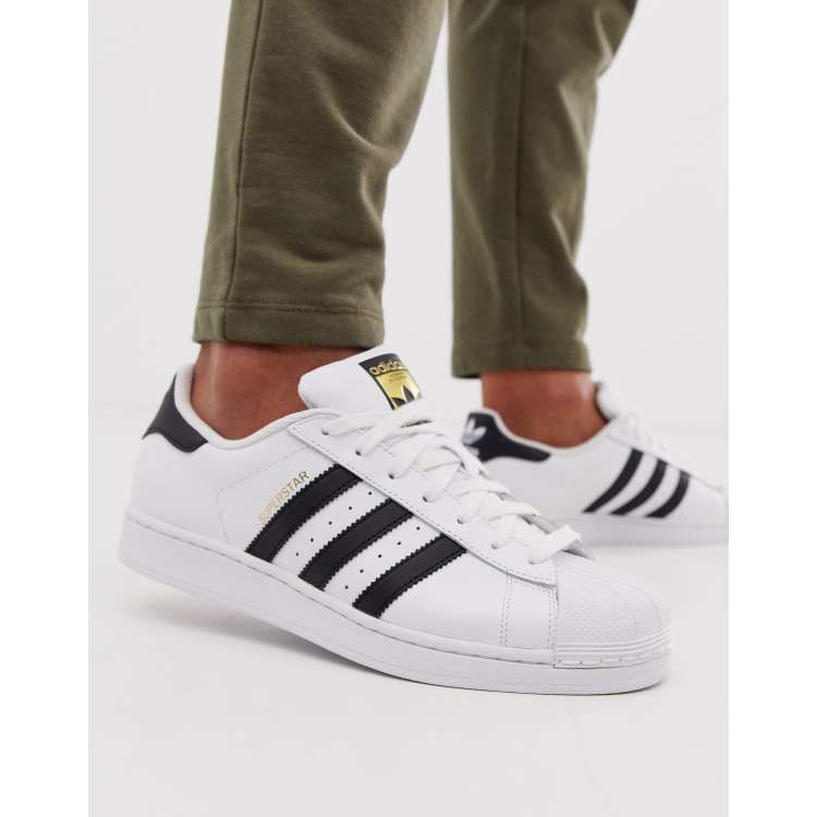 Adidas originals herren superstar foundation low-top sneakers best sale