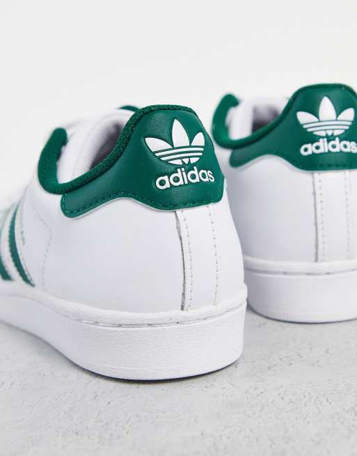 adidas gazelle silver green womens Adidas Superstar 82 White Dark Green  Nordic Sneakers