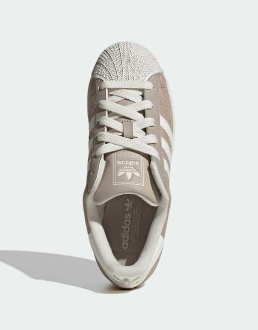 adidas Originals - Superstar II - Baskets - Blanc cass et beige | ASOS
