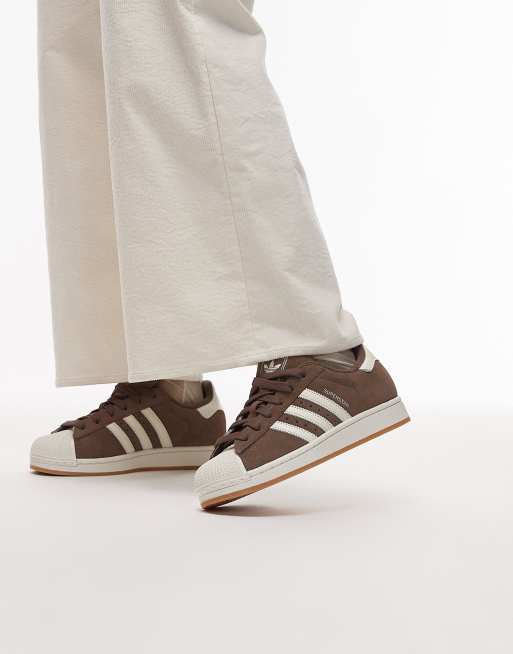 adidas Originals – Superstar II – Brązowe buty sportowe