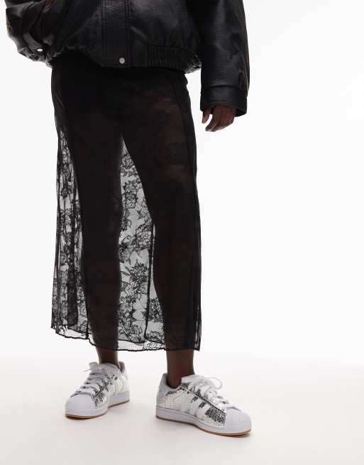 adidas Originals Superstar II croc print trainers in metallic silver | ASOS