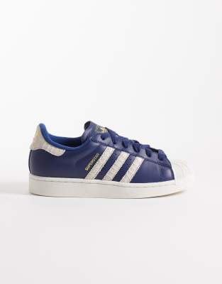 Originals - Superstar II Croc - Sneaker in Marineblau Marineblau 38 2/3