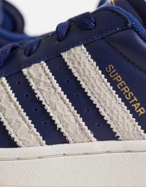 adidas Originals – Superstar II Croc – Sneaker in Marineblau  , 4 von 5