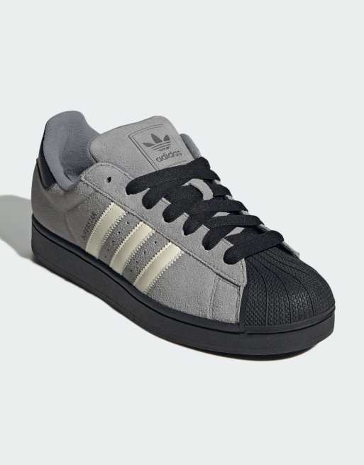 adidas Originals - Superstar II - Grå/cremehvide sko