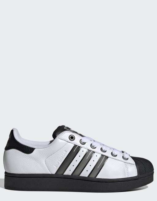 adidas Originals - Superstar II - Hvide sko med matte sølvfarvede detaljer
