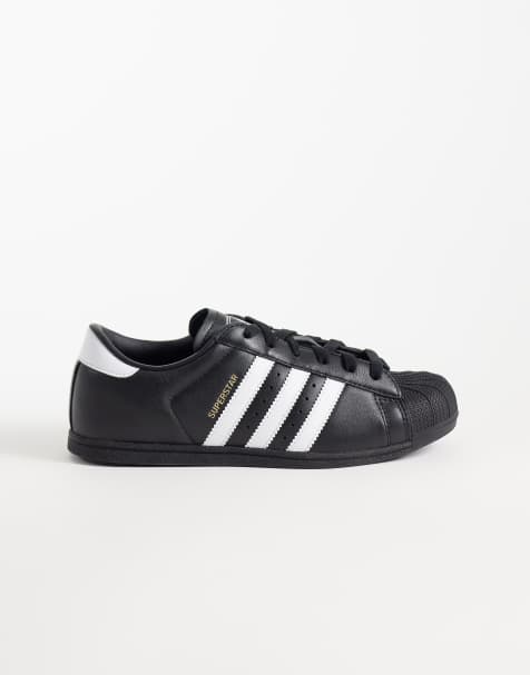 adidas Originals Superstar II lo pro sneakers in black and white - view 1