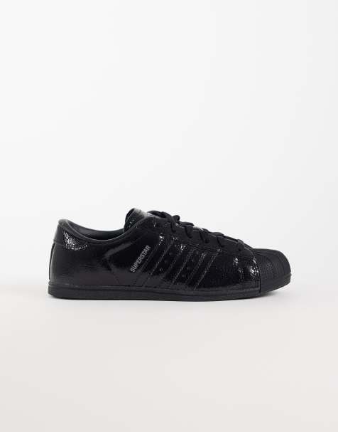 adidas Originals Superstar II Lo Pro trainers in metallic black - view 1
