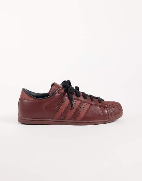adidas Originals Superstar II lo pro trainers in tonal fox brown exclusive at ASOS - view 1