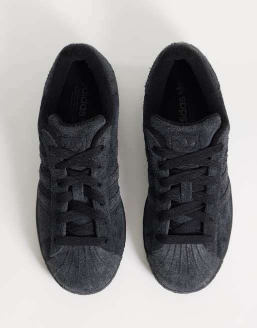 adidas Originals Superstar II Nubuk-Sneaker in Triple Black, 2 von 5