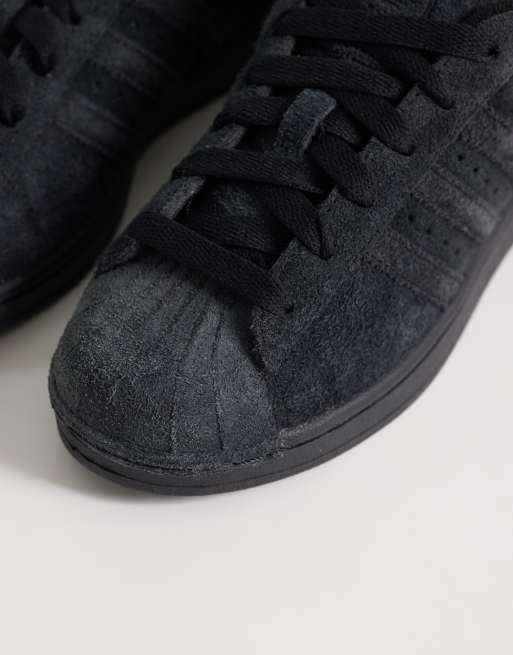 adidas Originals Superstar II Nubuk-Sneaker in Triple Black, 3 von 5