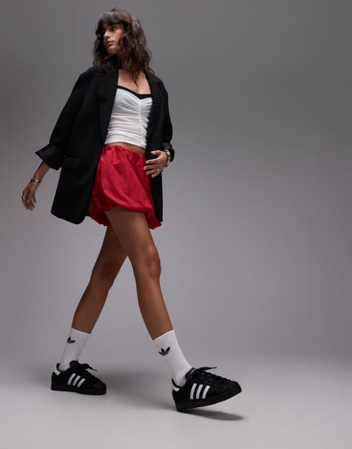 adidas Originals Superstar II pony hair trainers in black and white, 4 of 5