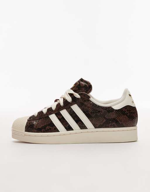 adidas gazelle silver green womens ADIDAS ORIGINALS SUPERSTAR II braune Sneaker für Damen und Herren – Pavidas main image 0