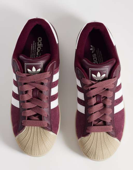 adidas Originals – Superstar II – Sneaker in Burgunderrot, 2 von 5