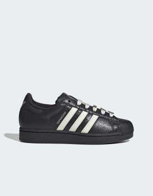 Originals - Superstar II - Sneaker in Dunkelgrau und Weiß-Schwarz Schwarz 40