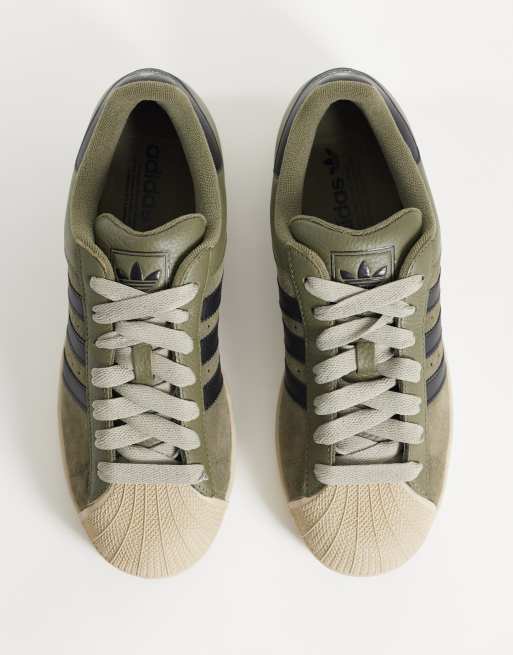 adidas Originals – Superstar II – Sneaker in Khaki und Schwarz, 2 von 5