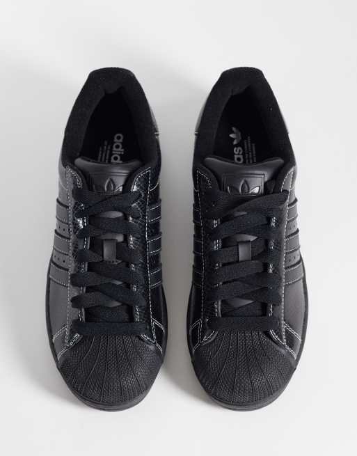 adidas Originals – Superstar II – Sneaker in Schwarz mit abgestimmtem Schlangenhautmuster , 2 von 5