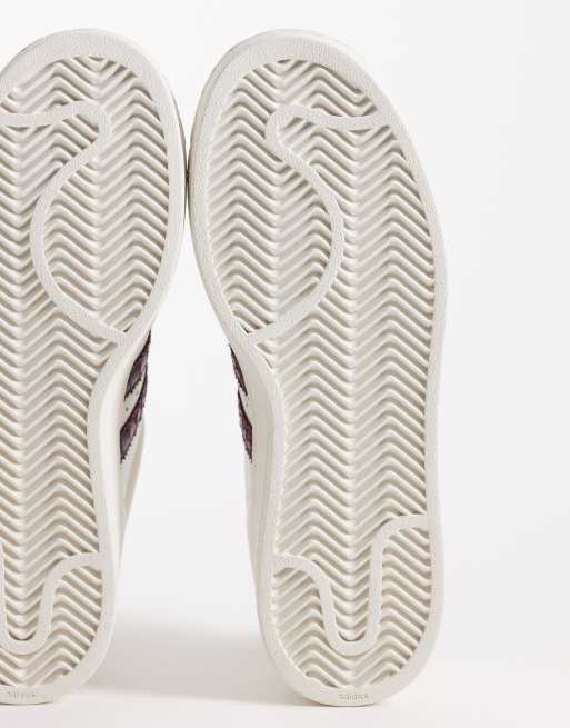 adidas Originals – Superstar II – Sneaker in Weiß mit kastanienbraunem Kroko-Logo, 5 von 5