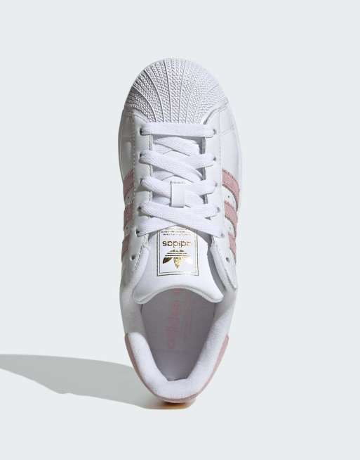 adidas Originals Superstar II Sneaker in Weiß und Pink, 2 von 6