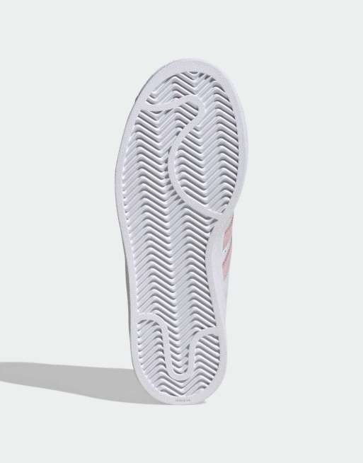 adidas Originals Superstar II Sneaker in Weiß und Pink, 3 von 6
