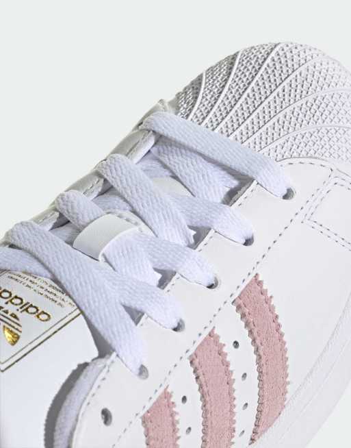 adidas Originals Superstar II Sneaker in Weiß und Pink, 5 von 6