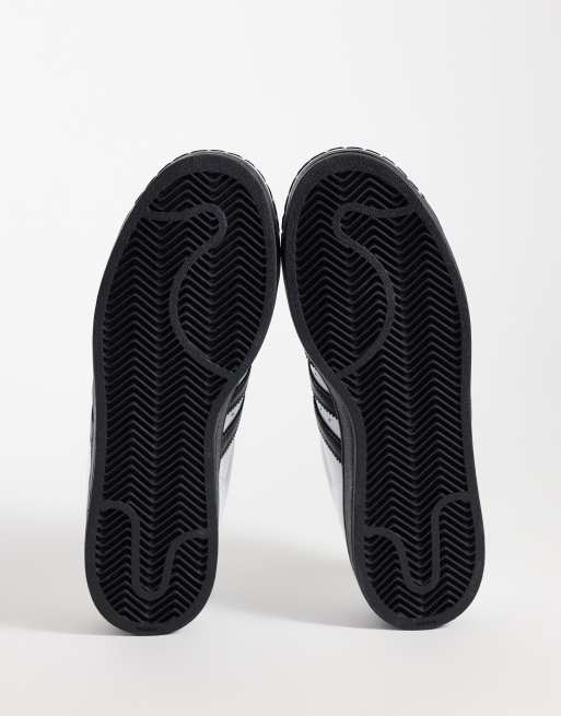 adidas Originals Superstar II Sneaker in Weiß und Schwarz mit schwarzer Sohle, 3 von 5