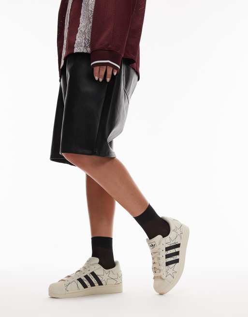 adidas Originals – Superstar II – Sneaker in Wollweiß mit Stern-Ziernähten , 5 von 5
