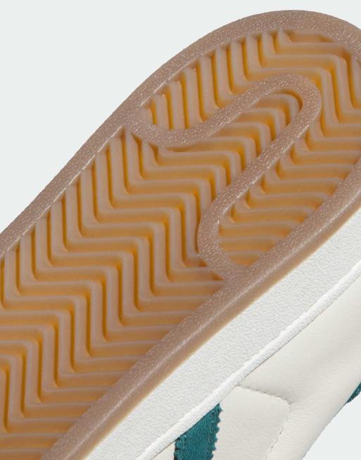 adidas Originals Superstar II Sneaker in Wollweiß und Grün, 4 von 4