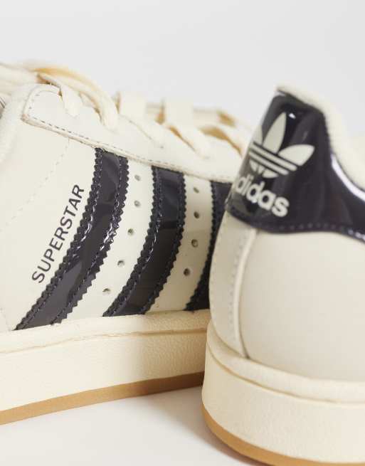 adidas Originals – Superstar II – Sneaker in Wollweiß und Schwarz , 3 von 5