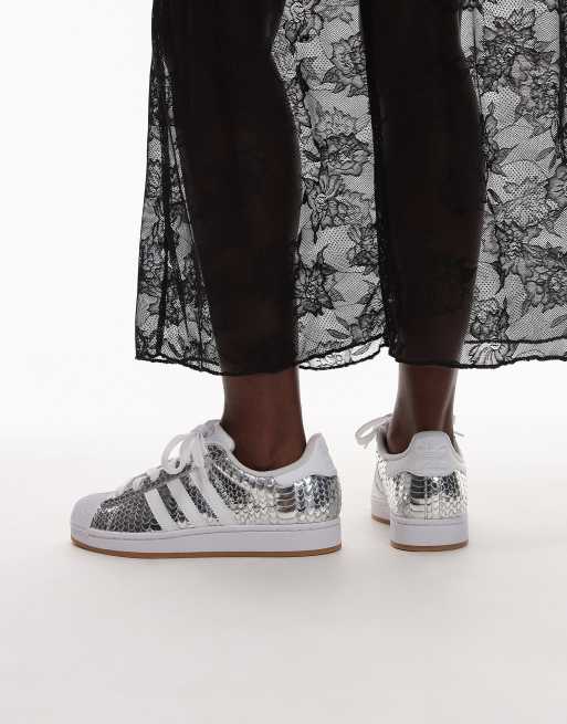 adidas gazelle silver green womens Adidas Superstar Silverware